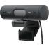 Logitech Brio 500 Full HD Webcam with Auto Light Correction, show Mode, Dual Noise Reduction Mics Streaming -Graphite